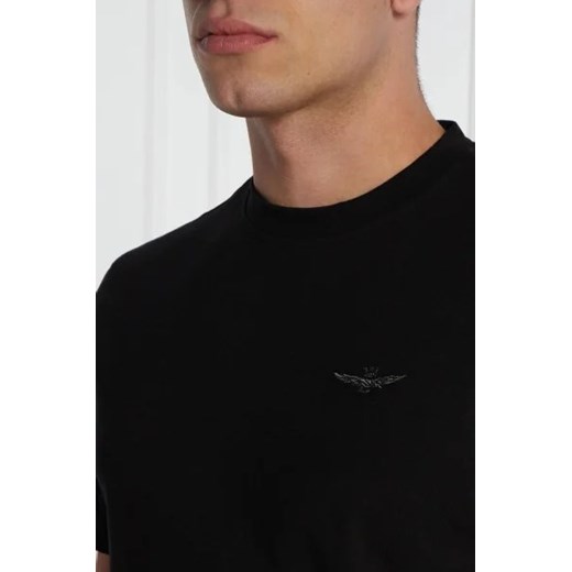T-shirt męski Aeronautica Militare czarny
