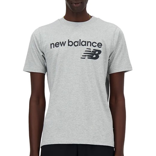 Koszulka New Balance MT41905AG - szara ze sklepu streetstyle24.pl w kategorii T-shirty męskie - zdjęcie 168826356