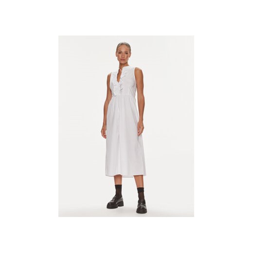Silvian Heach Sukienka letnia GPP23331VE Biały Regular Fit ze sklepu MODIVO w kategorii Sukienki - zdjęcie 168826857