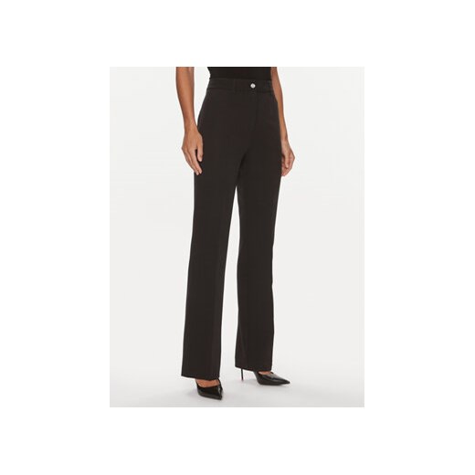 Guess Spodnie materiałowe W4RB30 WFWX2 Czarny Slim Fit ze sklepu MODIVO w kategorii Spodnie damskie - zdjęcie 168826858