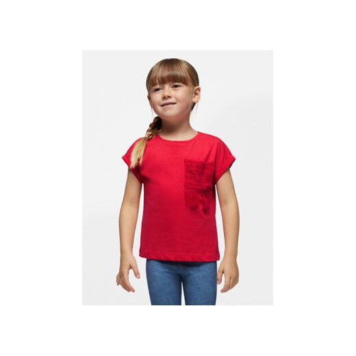 Mayoral T-Shirt 3087 Czerwony Regular Fit ze sklepu MODIVO w kategorii Bluzki dziewczęce - zdjęcie 168826967