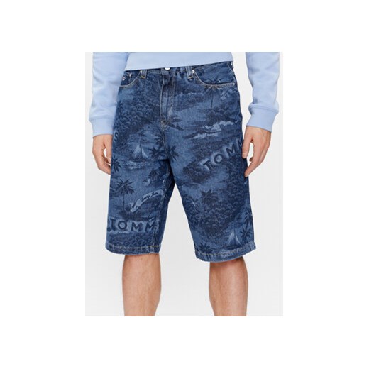 Tommy Jeans Szorty jeansowe Aiden DM0DM18787 Niebieski Baggy Fit ze sklepu MODIVO w kategorii Spodenki męskie - zdjęcie 168827079