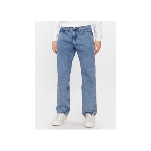 Calvin Klein Jeans Jeansy 90's J30J324551 Niebieski Straight Fit ze sklepu MODIVO w kategorii Jeansy męskie - zdjęcie 168827175