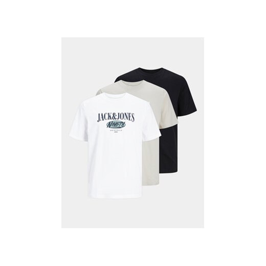 Jack&Jones Komplet 3 t-shirtów Cobin 12260814 Kolorowy Standard Fit ze sklepu MODIVO w kategorii T-shirty męskie - zdjęcie 168827209