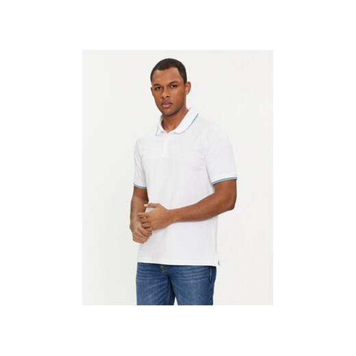 Guess Polo M4GP60 K7O64 Biały Slim Fit ze sklepu MODIVO w kategorii T-shirty męskie - zdjęcie 168827215