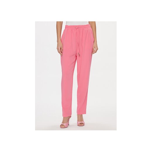Gaudi Spodnie materiałowe 411BD25001 Różowy Regular Fit ze sklepu MODIVO w kategorii Spodnie damskie - zdjęcie 168827228