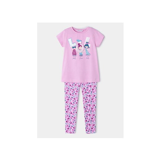 Mayoral Komplet t-shirt i legginsy 3711 Różowy Regular Fit ze sklepu MODIVO w kategorii Komplety dziewczęce - zdjęcie 168827249