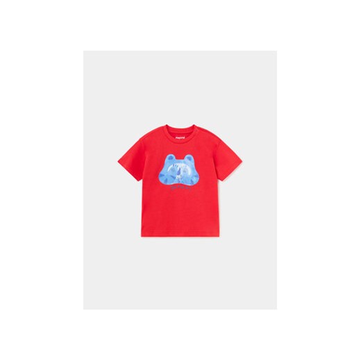 Mayoral T-Shirt 1025 Czerwony Regular Fit ze sklepu MODIVO w kategorii Koszulki niemowlęce - zdjęcie 168827459
