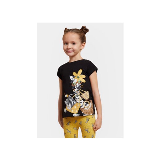 Mayoral T-Shirt 3090 Czarny Regular Fit ze sklepu MODIVO w kategorii Bluzki dziewczęce - zdjęcie 168827535