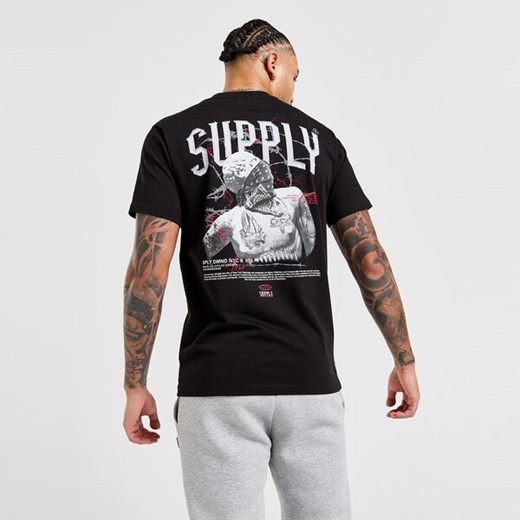 SUPPLY &amp; DEMAND T-SHIRT RAZOR TEE BLK ze sklepu JD Sports  w kategorii T-shirty męskie - zdjęcie 168827866