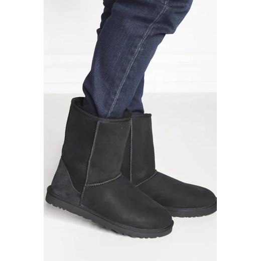 Buty zimowe męskie UGG skórzane