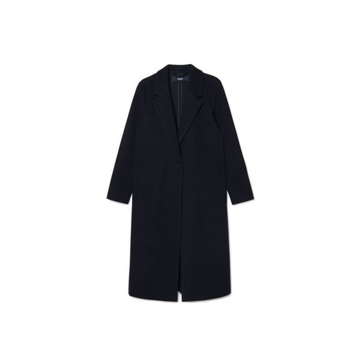 Cropp - Czarny płaszcz - czarny Cropp XS Cropp