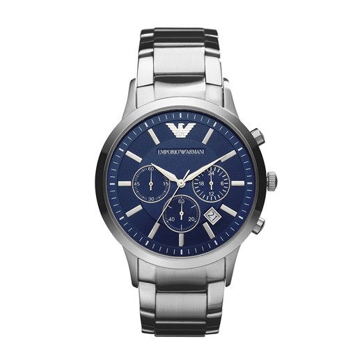 Zegarek Emporio Armani AR2448 Srebrny ze sklepu eobuwie.pl w kategorii Zegarki - zdjęcie 168829788