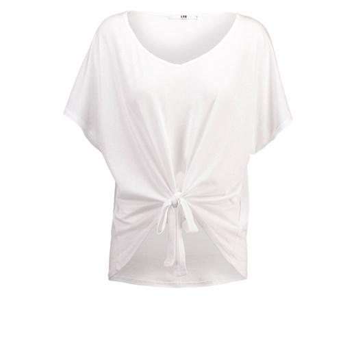 LTB CEINY Tshirt basic white zalando  abstrakcyjne wzory