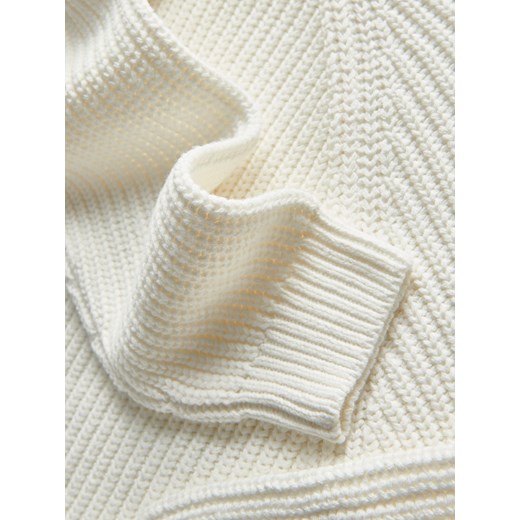 Reserved - Klasyczny sweter w paski - złamana biel Reserved 158 (12 lat) Reserved