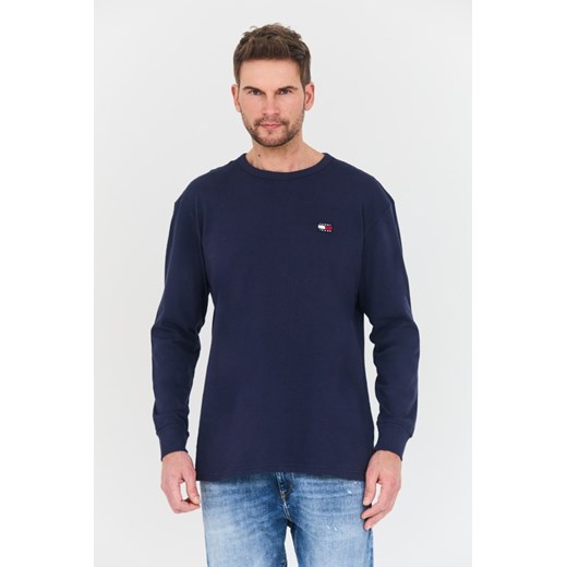 TOMMY JEANS Granatowy longsleeve, Rozmiar M ze sklepu outfit.pl w kategorii T-shirty męskie - zdjęcie 168836088