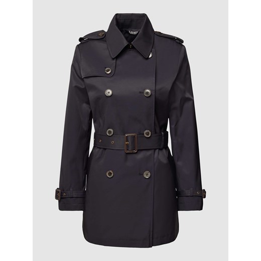 Płaszcz z paskiem w talii ze sklepu Peek&Cloppenburg  w kategorii Płaszcze damskie - zdjęcie 168836338