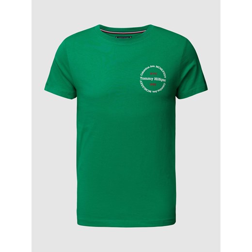 T-shirt o kroju slim fit z okrągłym dekoltem ze sklepu Peek&Cloppenburg  w kategorii T-shirty męskie - zdjęcie 168836405