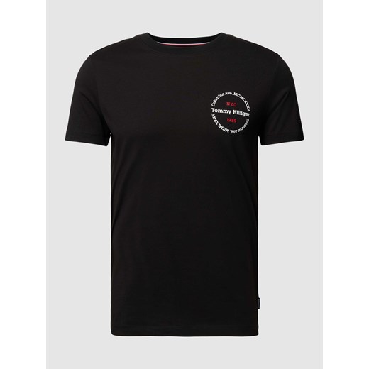 T-shirt o kroju slim fit z okrągłym dekoltem ze sklepu Peek&Cloppenburg  w kategorii T-shirty męskie - zdjęcie 168836619