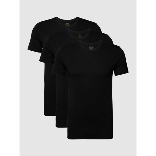T-shirt z wyhaftowanym logo w zestawie 3 szt. ze sklepu Peek&Cloppenburg  w kategorii T-shirty męskie - zdjęcie 168836629