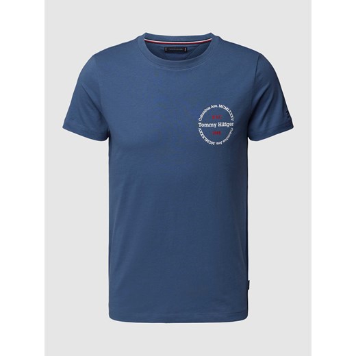 T-shirt o kroju slim fit z okrągłym dekoltem ze sklepu Peek&Cloppenburg  w kategorii T-shirty męskie - zdjęcie 168836697