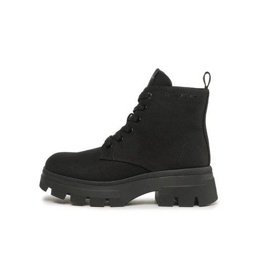 Calvin Klein Jeans Botki Chunky Combat Laceup Boot Co YW0YW01239 Czarny 39 MODIVO
