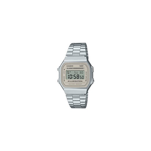 Casio Zegarek A168WA-8AYES Srebrny Casio uniwersalny MODIVO