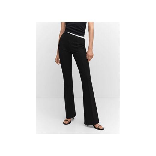 Mango Spodnie materiałowe Delfin2 57053800 Czarny Slim Fit ze sklepu MODIVO w kategorii Spodnie damskie - zdjęcie 168838749