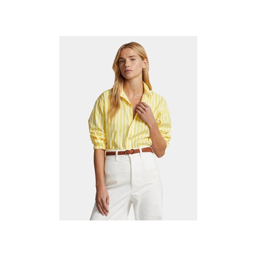Polo Ralph Lauren Koszula Ls Rmsy St 211910743006 Żółty Regular Fit ze sklepu MODIVO w kategorii Koszule damskie - zdjęcie 168839606