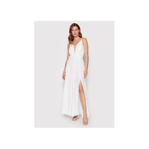 Rinascimento Sukienka wieczorowa CFC0109443003 Biały Regular Fit Rinascimento XL okazja MODIVO