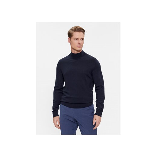 Calvin Klein Sweter Superior K10K110424 Granatowy Regular Fit ze sklepu MODIVO w kategorii Swetry męskie - zdjęcie 168839787