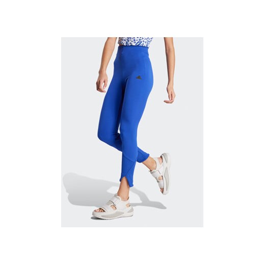 adidas Legginsy Z.N.E. IS3916 Niebieski Slim Fit ze sklepu MODIVO w kategorii Spodnie damskie - zdjęcie 168840048