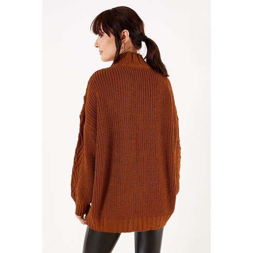 LA Angels Sweter w kolorze brązowym La Angels M okazja Limango Polska