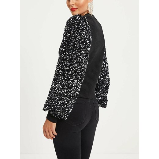 LA Angels Sweter w kolorze czarnym La Angels L Limango Polska wyprzedaż