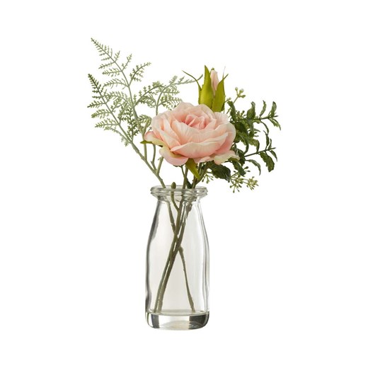 J-Line sztuczny bukiet w wazonie Bouquet Roses In Vase ze sklepu ANSWEAR.com w kategorii Dekoracje - zdjęcie 168840938