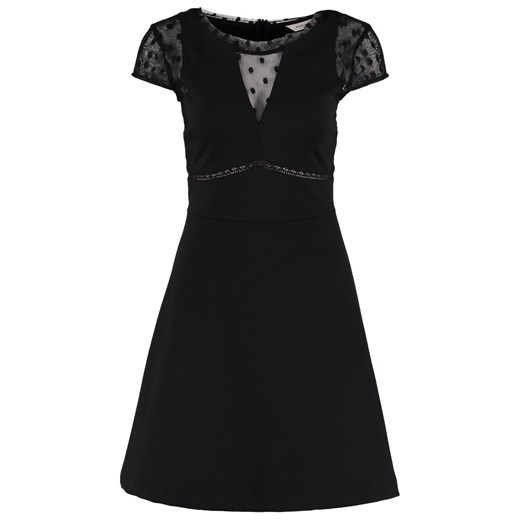 NAF NAF Sukienka z dżerseju black zalando czarny abstrakcyjne wzory