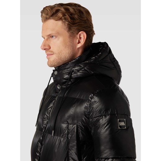 Kurtka pikowana z kapturem Karl Lagerfeld 52 Peek&Cloppenburg promocja