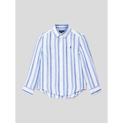 Koszula z wzorem w paski ze sklepu Peek&Cloppenburg  w kategorii Koszule chłopięce - zdjęcie 168842889