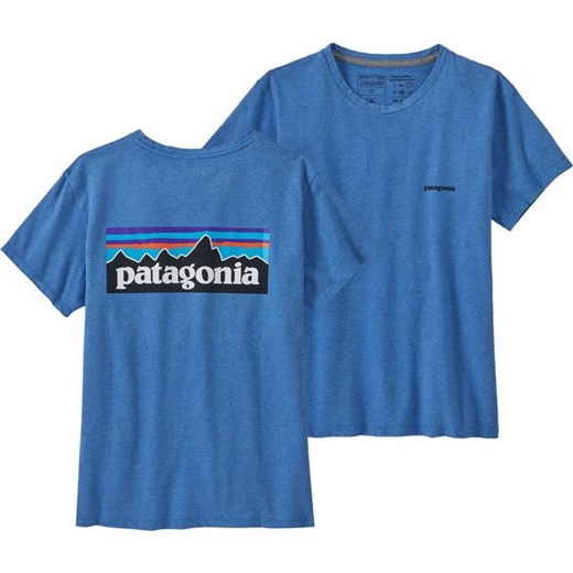 Koszulka damska P-6 Logo Responsibili-Tee Patagonia ze sklepu SPORT-SHOP.pl w kategorii Bluzki damskie - zdjęcie 168843197