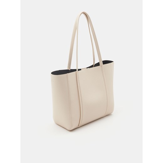 Sinsay - Torba shopper - kremowy Sinsay Jeden rozmiar Sinsay
