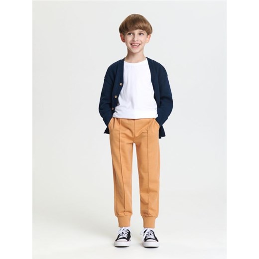 Sinsay - Spodnie dresowe jogger - pomarańczowy ze sklepu Sinsay w kategorii Spodnie chłopięce - zdjęcie 168845095