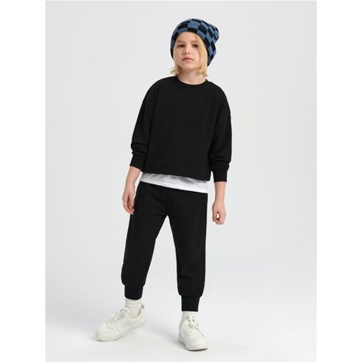 Sinsay - Spodnie dresowe jogger - czarny ze sklepu Sinsay w kategorii Spodnie chłopięce - zdjęcie 168845096
