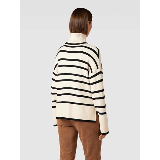 Sweter z dzianiny o kroju oversized ze wzorem w paski model ‘SABA’ Vero Moda M promocja Peek&Cloppenburg 
