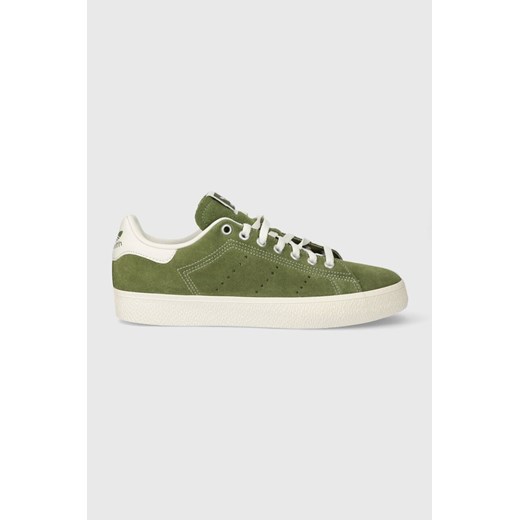 adidas Originals sneakersy zamszowe Stan Smith CS kolor zielony IF9324 ze sklepu PRM w kategorii Trampki męskie - zdjęcie 168847685