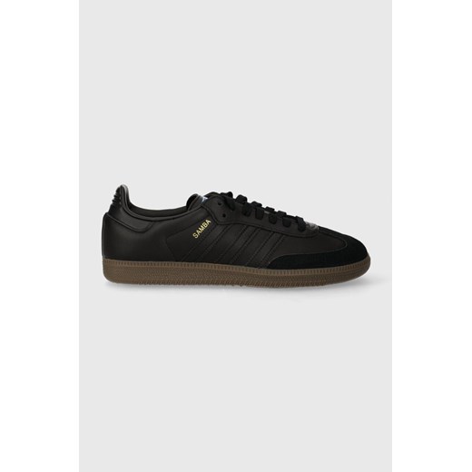adidas Originals sneakersy skórzane Samba OG kolor czarny IE3438 ze sklepu PRM w kategorii Buty sportowe damskie - zdjęcie 168847729