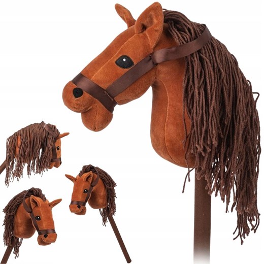 Głowa konia na kiju z dźwiękiem galopowania ze sklepu JK-Collection w kategorii Zabawki - zdjęcie 168852049