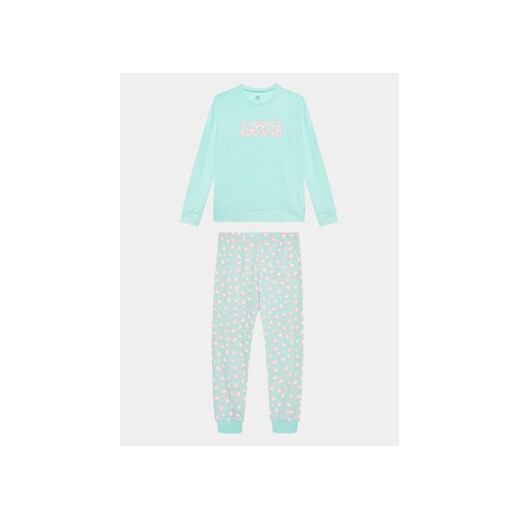 OVS Piżama 1821604 Zielony Regular Fit Ovs 13_14Y promocyjna cena MODIVO