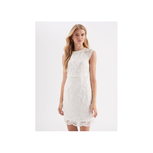 ONLY Sukienka codzienna 15300707 Biały Tight Fit ze sklepu MODIVO w kategorii Sukienki - zdjęcie 168854747