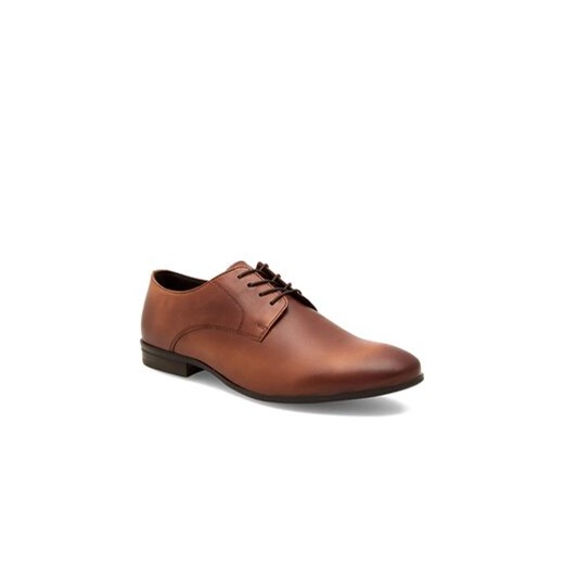 Buty eleganckie męskie Lasocki brązowe