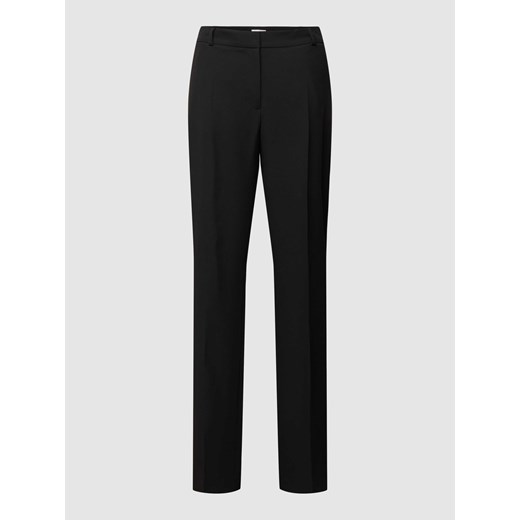 Spodnie o kroju straight fit w kant ze sklepu Peek&Cloppenburg  w kategorii Spodnie damskie - zdjęcie 168859075